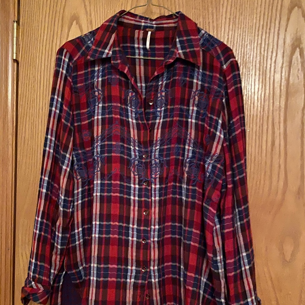 Free people button up